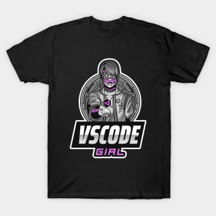 VSCode Girl - Visual Basic T-Shirt